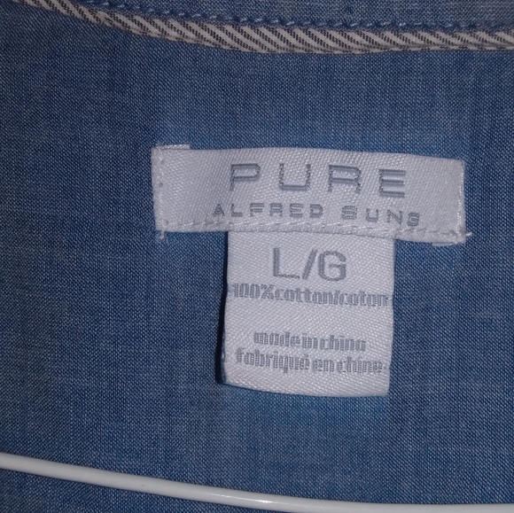 Pure by Alfred Sung size L casual button down shirt - Picture 3 of 3